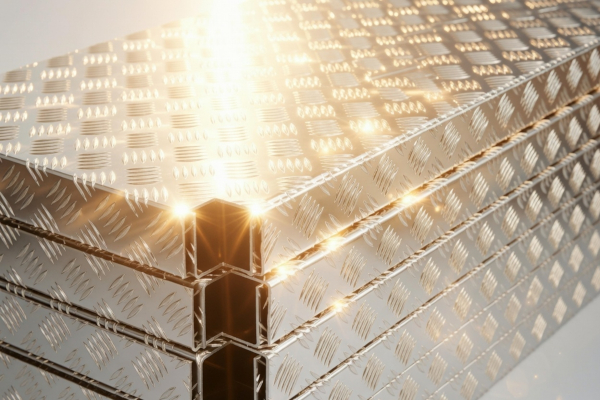 Bauteile aus Alu-Warzenblech